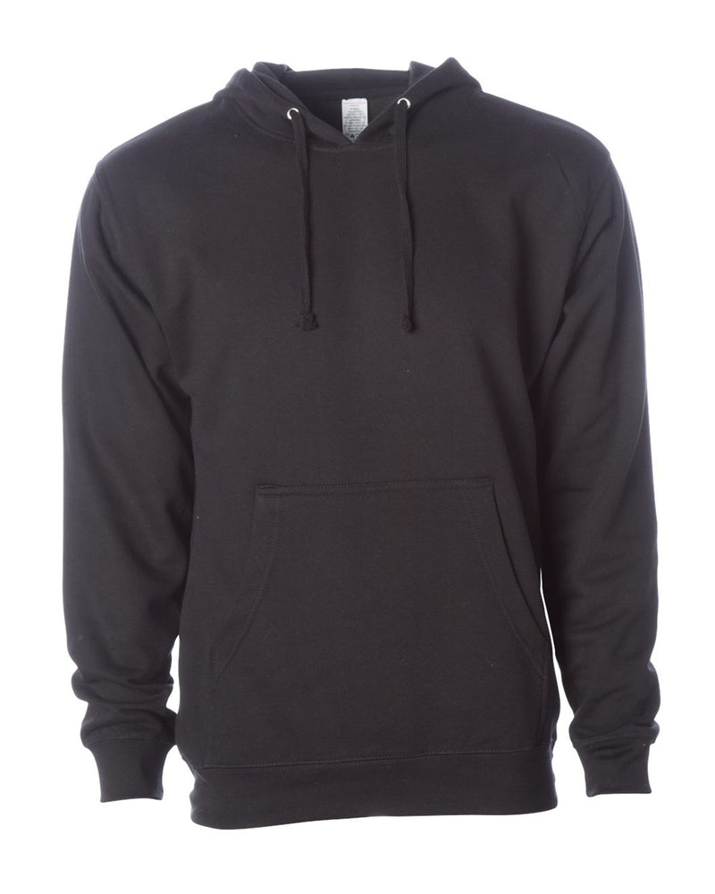 (Black) Independent Trading Co Midweight Hooded Sweatshirt
