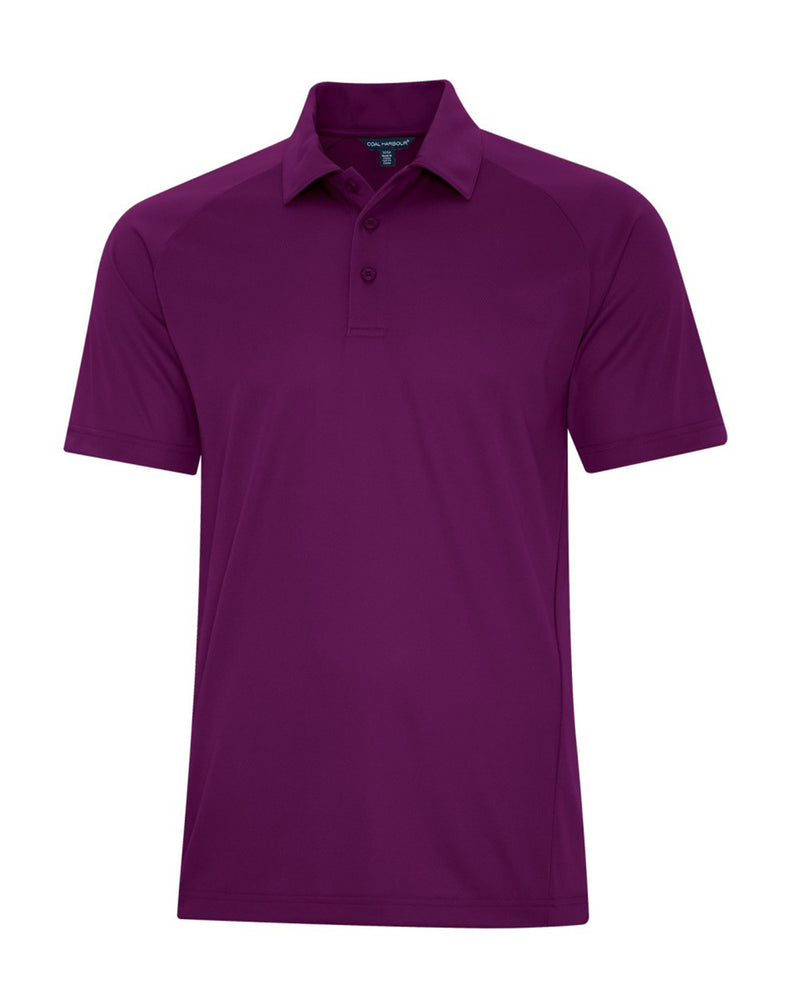 (violet) Coal Harbour Tech Mesh Snag Polo Shirt