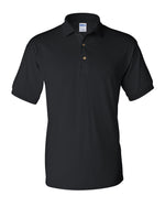 (Black) Gildan Dryblend Jersey Sport Shirt Polo