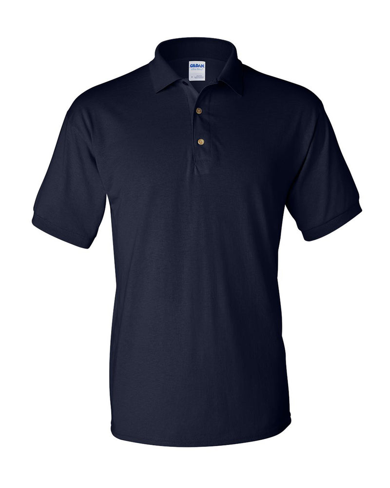 (Navy) Gildan Dryblend Jersey Sport Shirt Polo