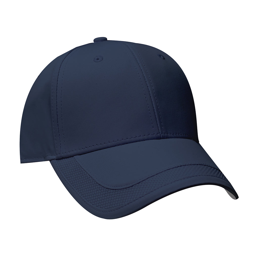 (NAVY) Structured Cap with matching mesh insert on peak