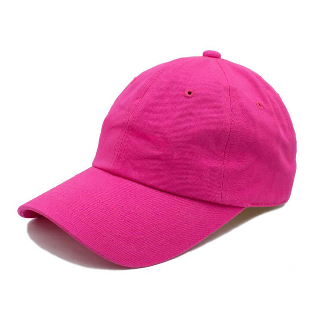 Cotton Dad's Cap (Hot Pink)